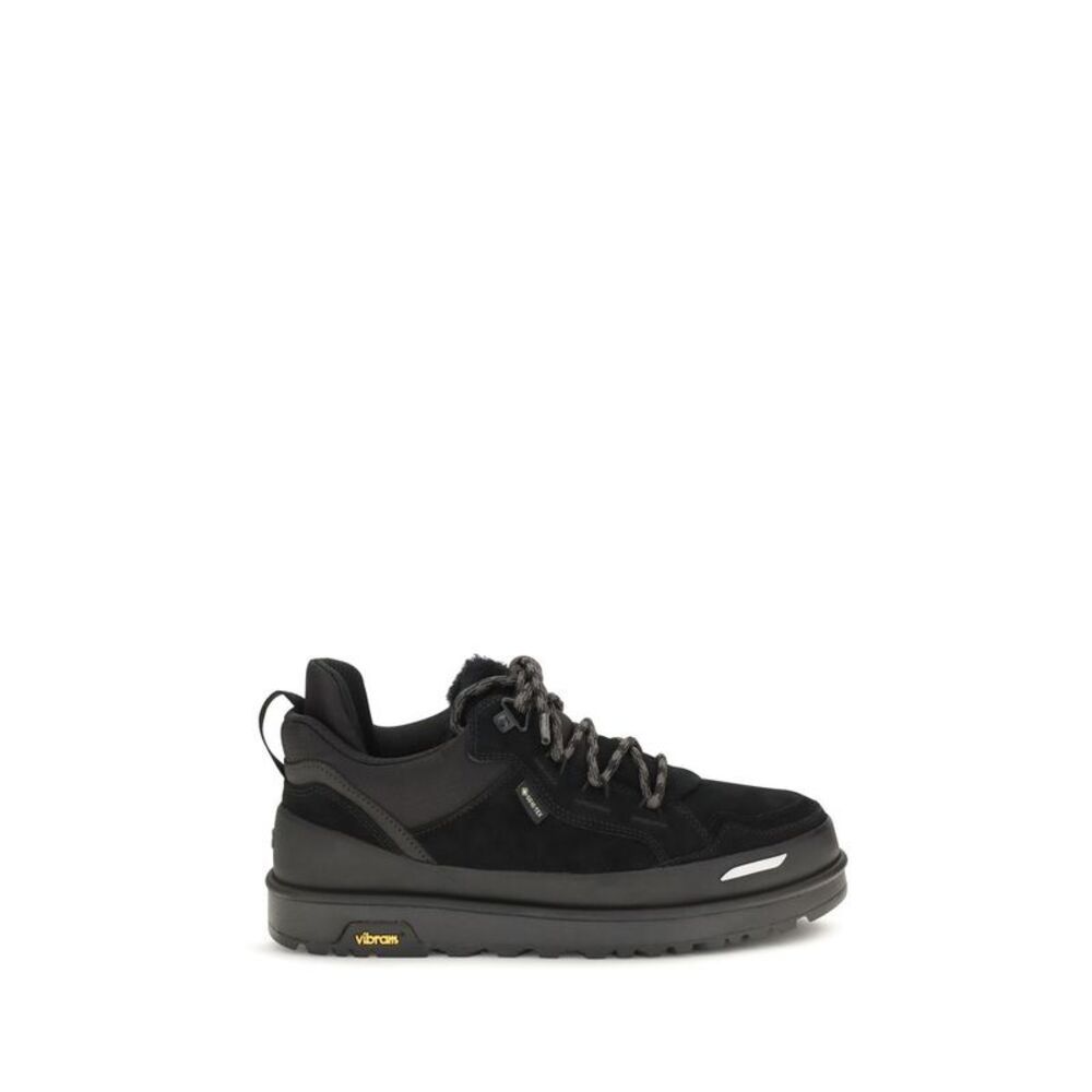 UGG Black Calf Leather Bos Taurus Athletic Men's Sneakers